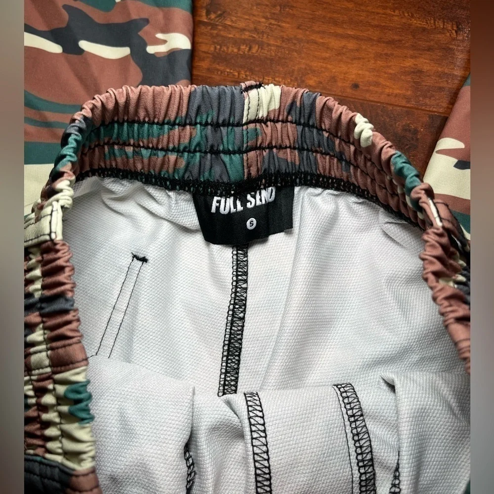 Full Send Nelk Boys Camo Casual Jogger Size Small READ BELOW